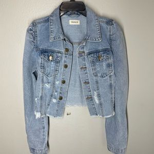 Distressed Jean Jacket